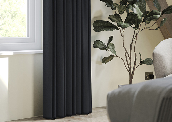 Windermere, Charcoal - Made to Measure Curtains - Image 5